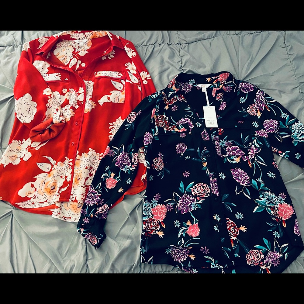 Floral Button Down (2 tops)